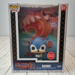 Funko POP! Game Cover Sonic the Hedgehog 2 Sonic Figure #01